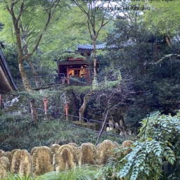 Three treasure bells. in 2021-10-15 Fri. at Otagi nenbutsuji (1200 Rakan), Kyoto, Japan. photo by Tac’Hit Kinoshita